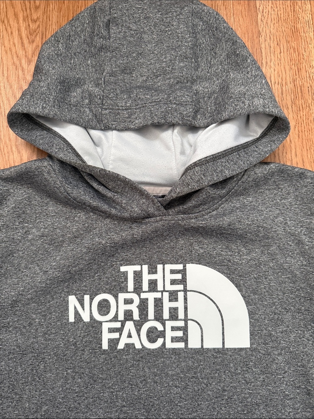 The North Face Women's Gray Logo Pullover Hoodie - Picture 4 of 6
